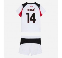 AC Milan Luka Modric #14 Koszulka Wyjazdowa dzieci 2025-26 Krótki Rękaw (+ krótkie spodenki)